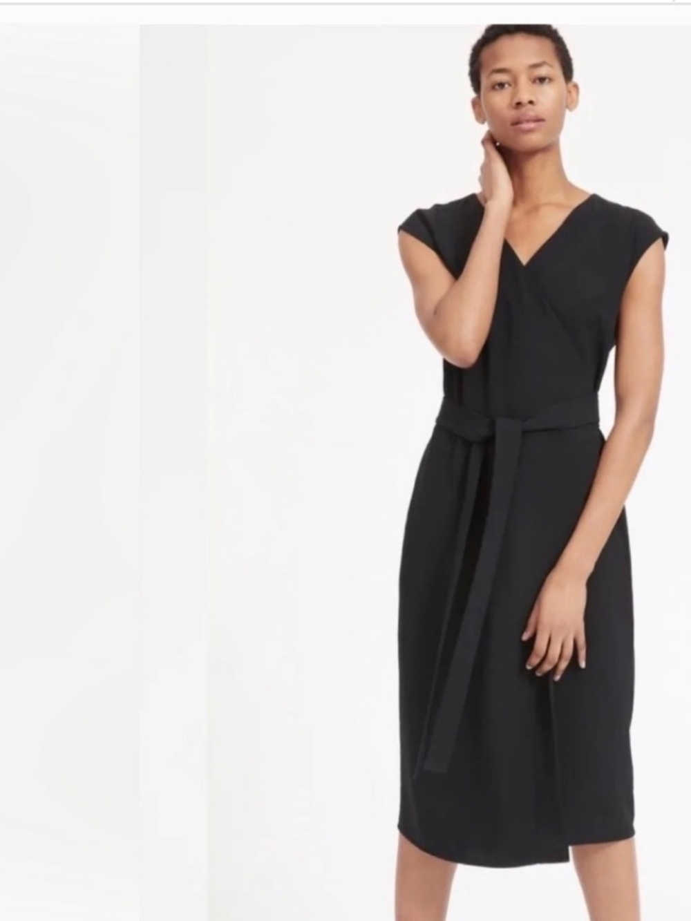 Everlane Japanese GoWeave Wrap Dress